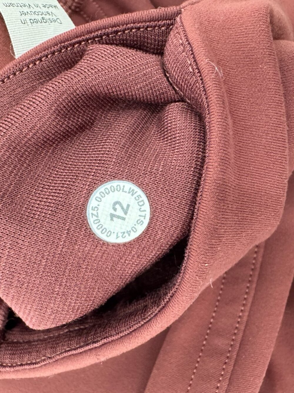 Lululemon Unlimit High-Rise Tight 25" Brier Rose Terracotta Leggings Size 12 - Picture 3 of 5